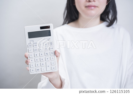 Woman with a calculator Woman with a calculator 126115105