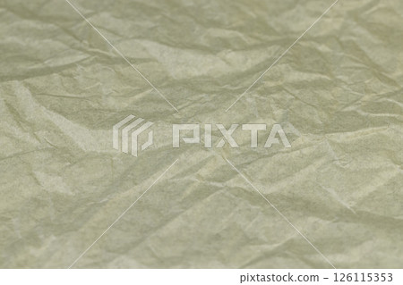 part of a sheet of paper crumpled after use part of a sheet of paper crumpled after use 126115353