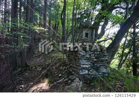A shrine in the mountain A shrine in the mountain 126115429