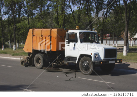 road, truck, vehicle 126115711