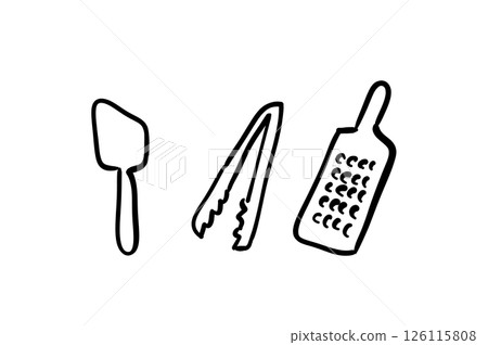 簡單可愛的廚房用具 簡單可愛的廚房用具 126115808