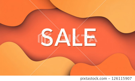 Eye-catching promotional poster template featuring bright gradients, energetic design, and special offer announcements. Ideal for festive marketing events and clearance sales. 126115907