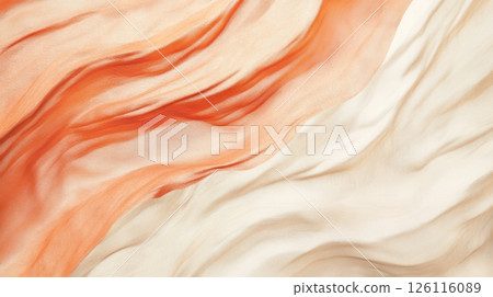 Warm abstract desert background with soft sand textures and open space for stylish travel messaging. 126116089