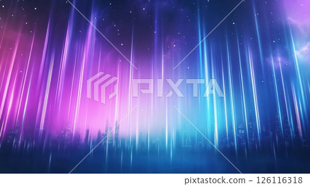 Perfect for retro-themed content, tech branding, or vibrant music visuals. 126116318