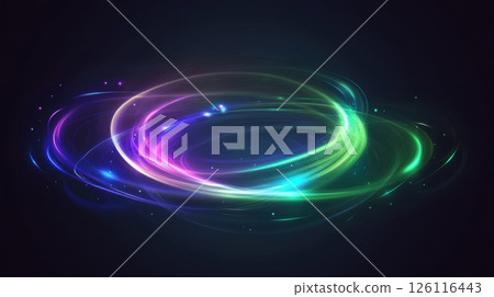 Dynamic abstract background with pulsing energy for tech, science, or sci-fi visuals. 126116443