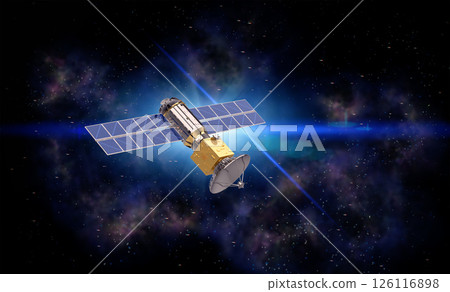Satellite dish for digital telecommunication 126116898