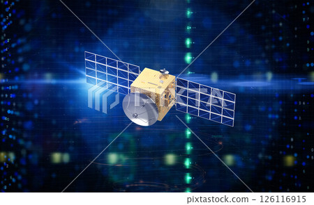 Satellite dish for digital telecommunication Satellite dish for digital telecommunication 126116915