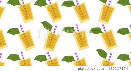 Striped Straw Lemonade Glass Pattern Striped Straw Lemonade Glass Pattern 126117134