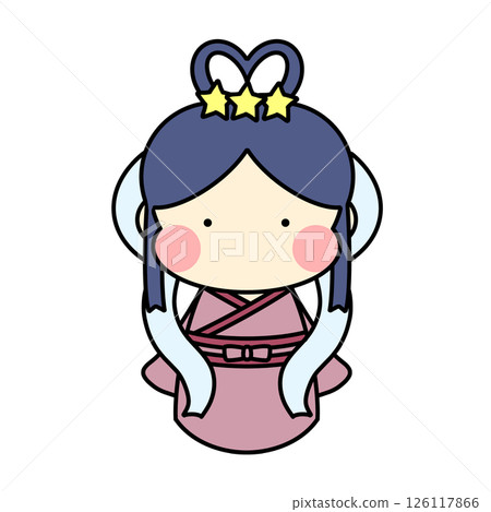 七夕織姬的插圖 126117866