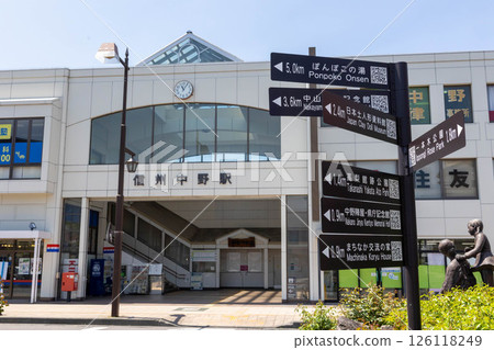 長野電鐵信州中野站長野縣中野市 126118249