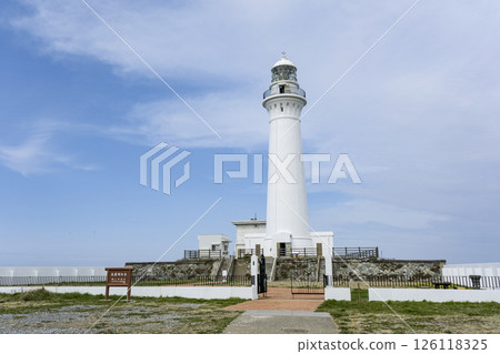 The brick-built Shiriyazaki Lighthouse at the easternmost tip of Aomori Prefecture The brick-built Shiriyazaki Lighthouse at the easternmost tip of Aomori Prefecture 126118325