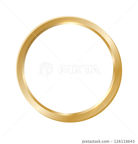A luxurious gold circular frame with a polished metallic finish, symbolizing excellence, first-place awards, and prestige. Perfect for branding and achievements. A luxurious gold circular frame with a polished metallic finish, symbolizing excellence, first-place awards, and prestige. Perfect for branding and achievements. 126118643