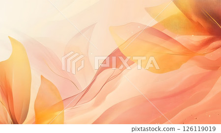 abstract background in warm yellow and orange colors 126119019
