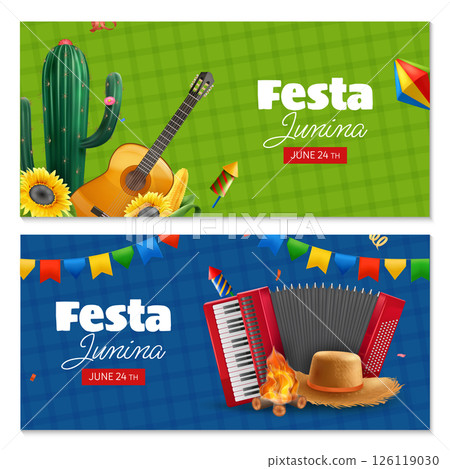 Festa Junina Banner Set 126119030