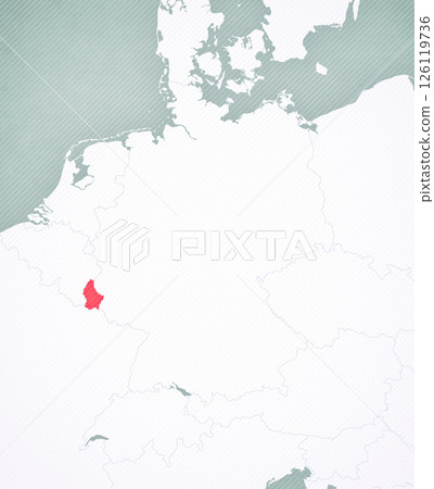 Map of Germany - Luxembourg Map of Germany - Luxembourg 126119736
