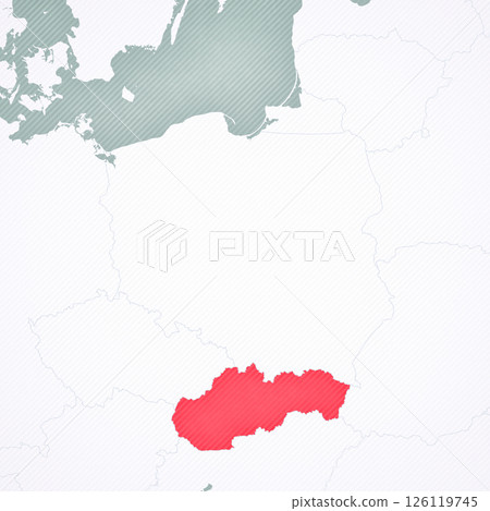 Map of Poland - Slovakia 126119745