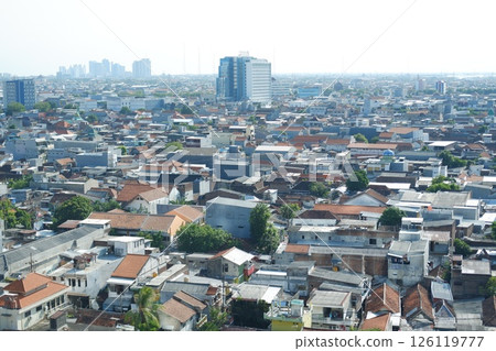 Cityscape View of Buildings and Residential Areas Cityscape View of Buildings and Residential Areas 126119777
