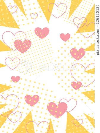Cute heart pattern background Cute heart pattern background 126120125