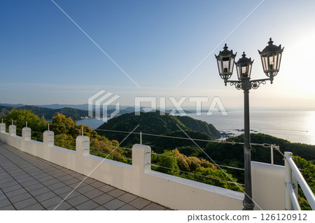 聖托里尼別墅（高知縣土佐市）及其眺望的景色 *靈感來自愛琴海的度假酒店 126120912