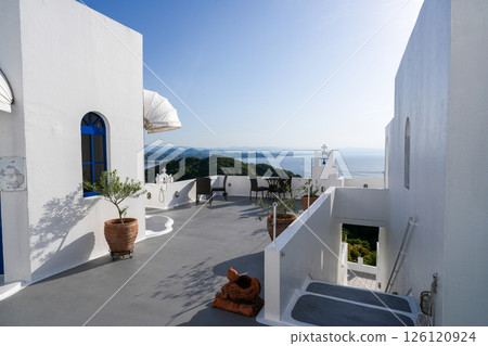 Villa Santorini (Tosa City, Kochi Prefecture) and the view from there *A resort hotel inspired by the Aegean Sea Villa Santorini (Tosa City, Kochi Prefecture) and the view from there *A resort hotel inspired by the Aegean Sea 126120924