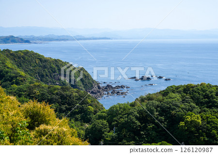 Villa Santorini (Tosa City, Kochi Prefecture) and the view from there *A resort hotel inspired by the Aegean Sea 126120987