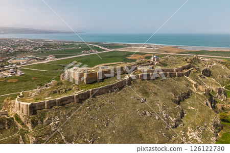 Aerial view of castle of Van Aerial view of castle of Van 126122780
