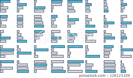 Bar graph graphic material illustration set 126123109