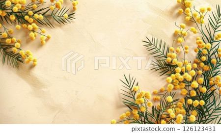 Womens Day card. Generative AI 126123431