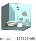 使用 3D 建模建立的浴室 126123460