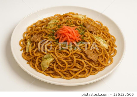 Fried noodles  126123506
