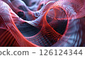 Vintage Futuristic Shape. Generative AI 126124344