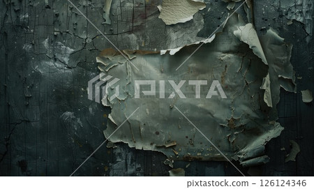Vintage Poster Remnant. Generative AI 126124346