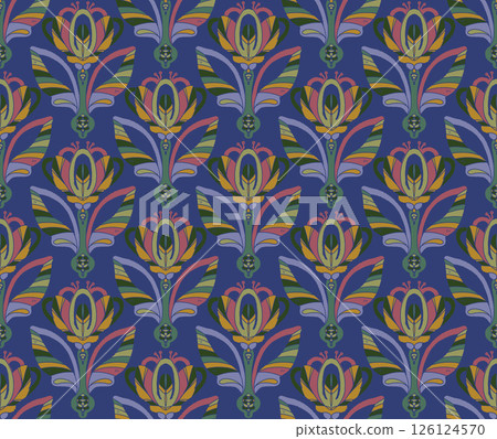 Seamless pattern. Texture, prints. Vector background wallpaper 126124570