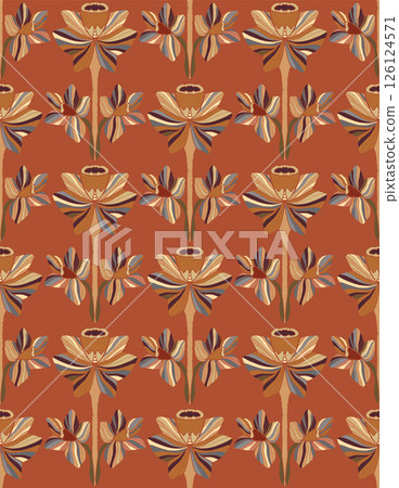 Seamless pattern. Texture, prints. Vector background wallpaper 126124571