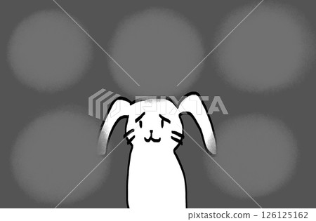 兔子承受壓力、焦慮和精神障礙的插圖（JPEG/PNG） 126125162
