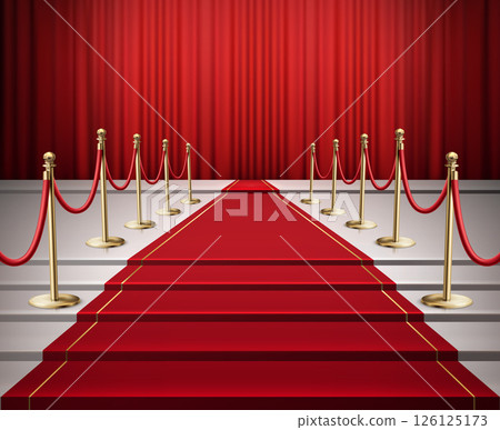 Red carpet Realistic Background 126125173