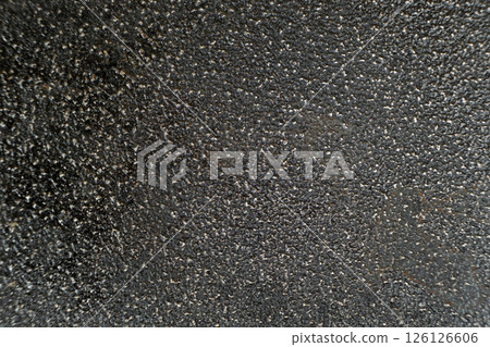Detailed Surface Of Cast Iron Pan Macro. 126126606