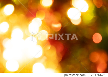 Golden Holiday Lights Blurred for Seasonal Sales 126126625