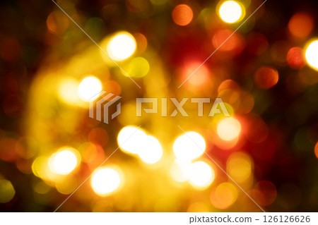 Warm Blurred Christmas Lights with Cozy Atmosphere 126126626