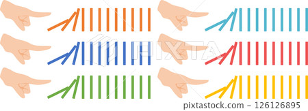 骨牌倒塌圖形素材插圖集 骨牌倒塌圖形素材插圖集 126126895