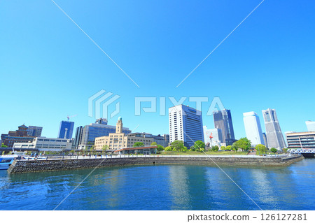 Kanagawa Prefecture, Yokohama City, Yokohama city center building scene Kanagawa Prefecture, Yokohama City, Yokohama city center building scene 126127281
