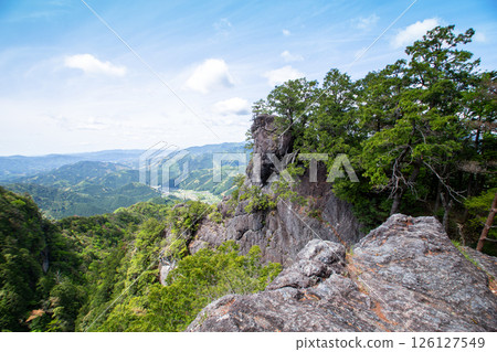 瀨戶岩(愛知縣新城市東海自然步道)以廣角鏡頭拍攝 瀨戶岩(愛知縣新城市東海自然步道)以廣角鏡頭拍攝 126127549