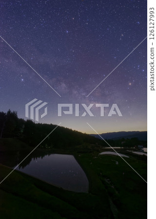 別宮梯田上空升起的銀河 4 126127993