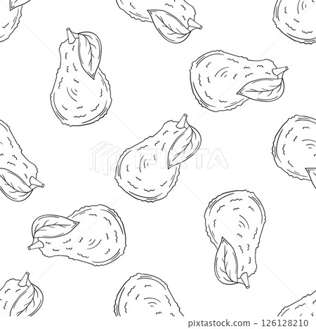 Monochrome cute pattern. Pattern for textiles in hand draw style 126128210