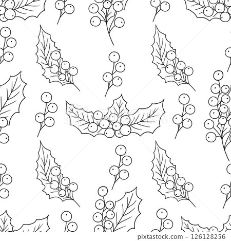 Monochrome cute pattern. Pattern for textiles in hand draw style 126128256