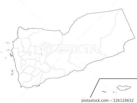 也門空白地圖 126128632