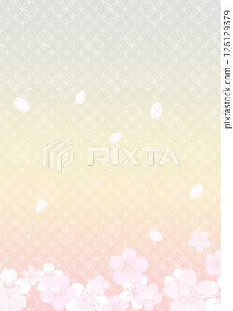 Japanese pattern background 126129379