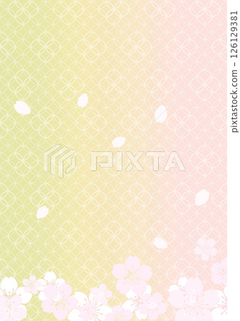 日本圖案背景 126129381