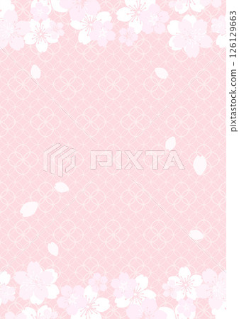 Japanese pattern background 126129663