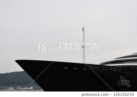 Cruise ship anchored Cruise ship anchored 126130239